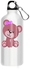 Teddy Bear Printed Water Bottle White 510ml
