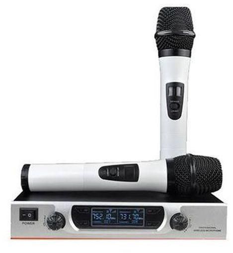 Max DH 766 UHF Dual Channel Wireless Microphone Set