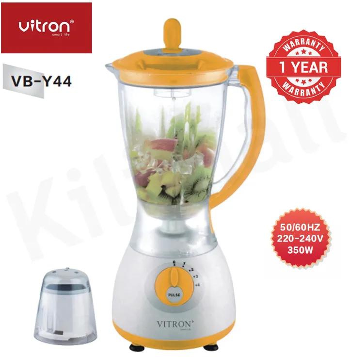 Vitron 1.5L 2 In 1 Countertop Blender with Grinding Machine and Coffee Mill Fruit Juicer with Powerful 4 Speed Motor VB-Y44