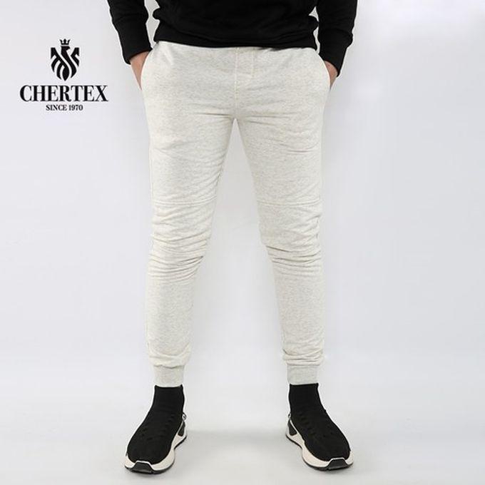 Chertex Men Slim Sweatpants - Light Gray