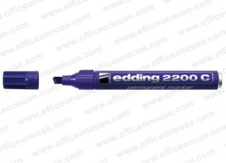 edding 2200C Permanent Marker, 1-5mm Chisel Tip, Violet