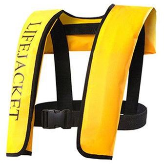 Auto Inflatable Adults Life Jacket Adult Life Vest Safety Float Suit for Water Sports Kayaking Fishing Surfing Canoeing Survival Jacket Yellow