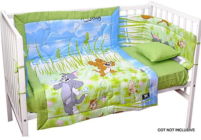 Creativequilts 7pcs Baby Cot Bedding Set Tom And Jerry Price