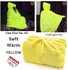 Mintra Super Soft Blanket Cape/Hoodie - One Size Fits All - 1 Pc - Yellow