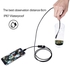 1/2/3/5M 7mm Lens USB Endoscope Camera Waterproof Wire Snake Tube Inspection Borescope For OTG Compatible Android Phones JUN( 100cm)