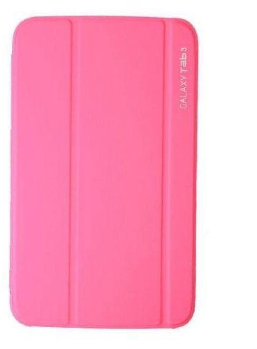 Generic Book Cover Case For Samsung Galaxy Tab 3 10.1" - Pink