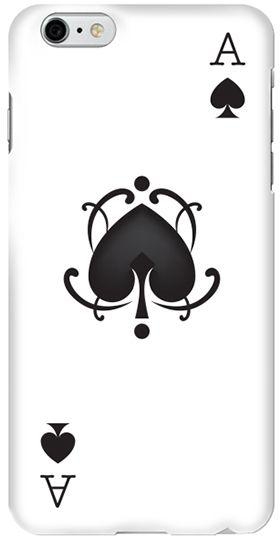 Stylizedd  Apple iPhone 6 Plus Premium Slim Snap case cover Gloss Finish - Ace of Spades  I6P-S-85
