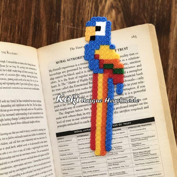 Koki Unique Handmade Parrot Bookmark - Blue