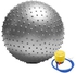 كرة اتزان لممارسة تمارين اليوجا مضادة للانفجار مزودة بمضخة هوائية 25سم