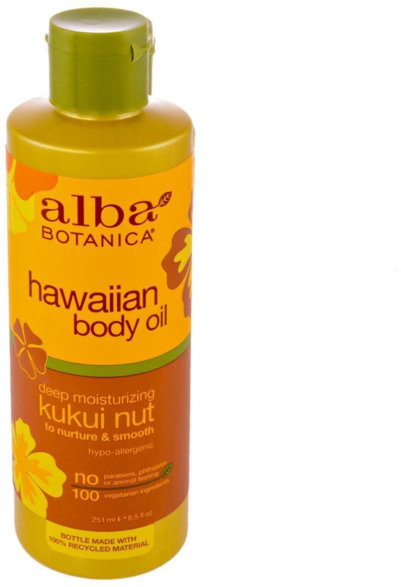 Alba Botanica Kukui Nut Organic Body Oil, 8.5oz