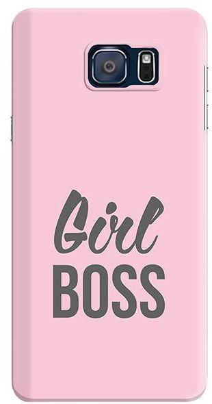 Stylizedd Samsung Galaxy Note 5 Premium Slim Snap case cover Matte Finish - Girl Boss (Pink)