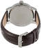 Tommy Hilfiger George Men's Beige Dial Leather Band Watch - 1710343