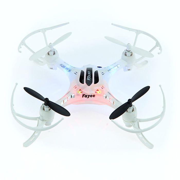 FY530 RC Quadcopter 4-CH 2.4GHz with 6-Axis Gyro RTF Drone Big Promotion Sales Gifts for Kids 360 Degree-White
