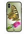 Protective Case Cover for Apple iPhone XS On the Flower Butterfly