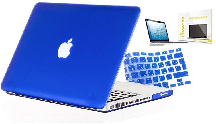 Ozone Macbook Pro 13 Retina Accessory Set (case, Arabic Uk Keyboard & Screen Guard) Blue