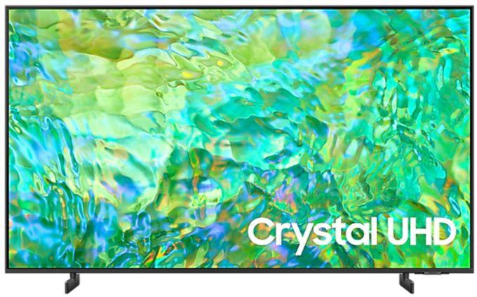 Samsung 75CU8000, 75 Inch Crystal UHD 4K Smart TV (2023) - Black