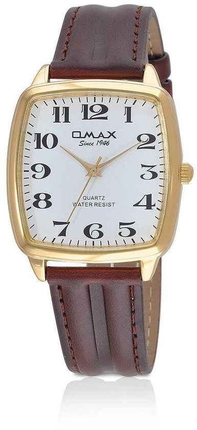 Watch for Men by OMAX, Leather, Analog, OMSC8511QQ23