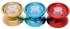 Generic Metal High Quality Spinner Yoyo Toy With Shiny Design And High Speed Add More Entertaining For Kids Set Of 3 Pieces - Multi Color