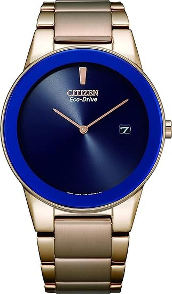 Citizen Dress Watch For Men, Automatic Movement, Analog Display, Gold Stainless Steel Strap-AU1066-80L