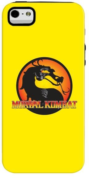 Stylizedd Apple iPhone 5 5S Premium Dual Layer Tough Case Cover Matte Finish - Mortal Kombat