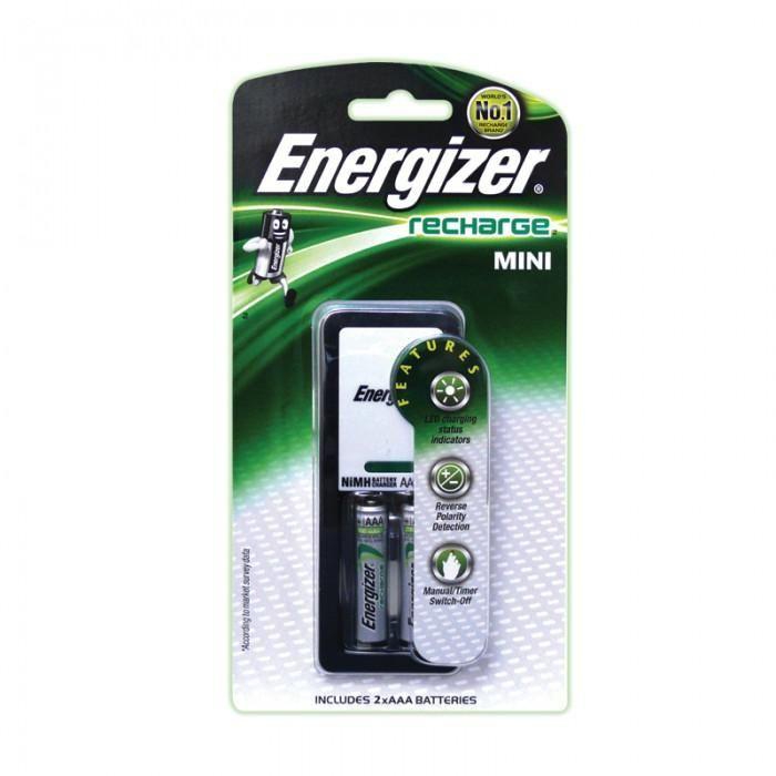 ENERGIZER MINI CHARGER  WITH 2 x AAA BATTERIES CH2PC3