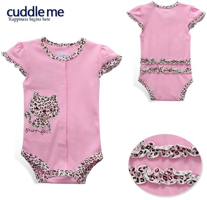 VACC Cuddleme Bodysuit - Purrfect - 5 Sizes (Pink)