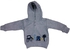 Grey heavy hoody Rovy Kids swearshirt Unisex for age 24-30 months
