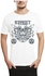 Ibrand S585 Unisex Printed T-Shirt - White, 2 X Large