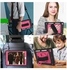 Protective Case Cover for Apple iPad 10.2 inch（2021/2020/2019) Generation Black/Rose