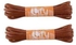 The Indian Arts Cotton Shoelaces For Kids and Adults sport running Lazy Shoelace 3 Pair Set Brown Color