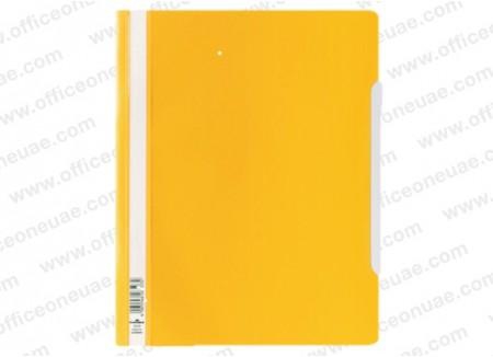 Durable Clear View Folder A4, extra wide, Yellow
