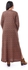 Kady Side Slits Floral Nightgown - Multicolour Brown & Orange