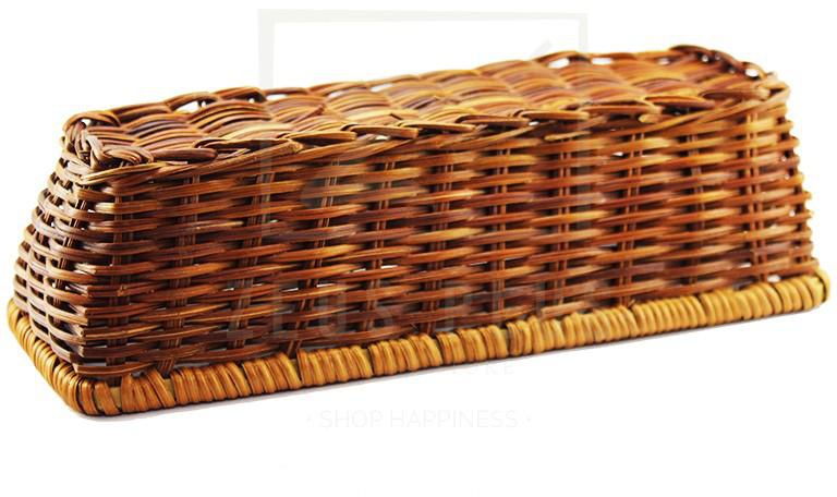 Z PLUS Fern Tray Key Organizer Home Decoration Gift Basket (Brown)