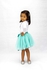 Eloque9737 Ribbon Tutu Skirt for Girls - 4 Sizes  (Green)
