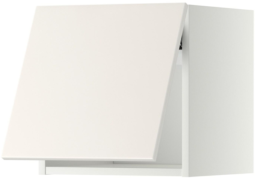 METOD خزانة حائط افقية - أبيض/Veddinge أبيض ‎40x40 سم‏