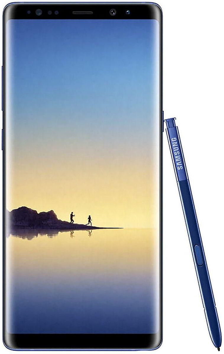Samsung Galaxy Note 8 Dual SIM - 256GB, 6GB RAM, 4G LTE, Deep Sea Blue