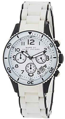 Marc by Marc Jacobs Women's White Dial Stainless Steel Band Watch - Mbm2574