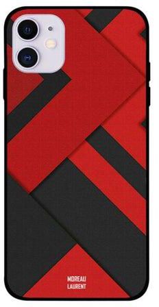 Protective Case Cover For Apple iPhone 11 Black/Red