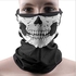 Scarf for head and face Black color printed on skull Item No 706 - 7 - 1
