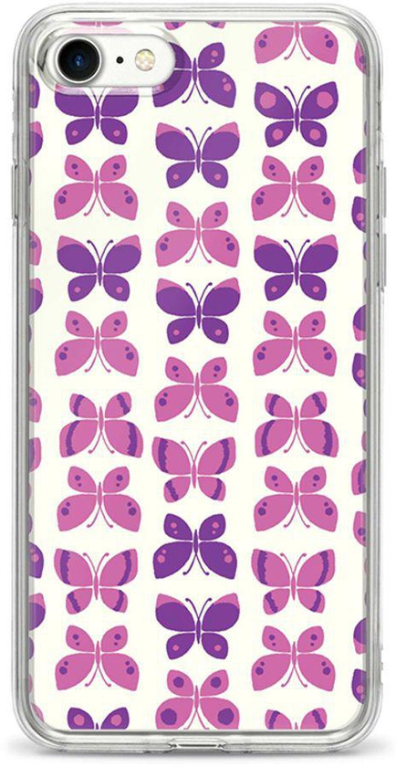 Protective Case Cover For Apple iPhone 8 Sweet Butterfly Full Print
