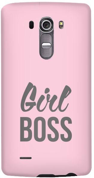 Stylizedd LG G4 Premium Slim Snap case cover Matte Finish - Girl Boss ‫(Pink)