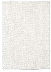 TOFTBO Bath mat, Length: 90 cm Width: 60 cm, Polyester & White Color