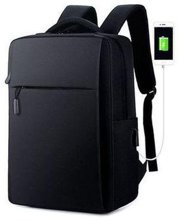 حقيبة لاب توب 15.6 بوصة مزوده بمخرج USB - أسود