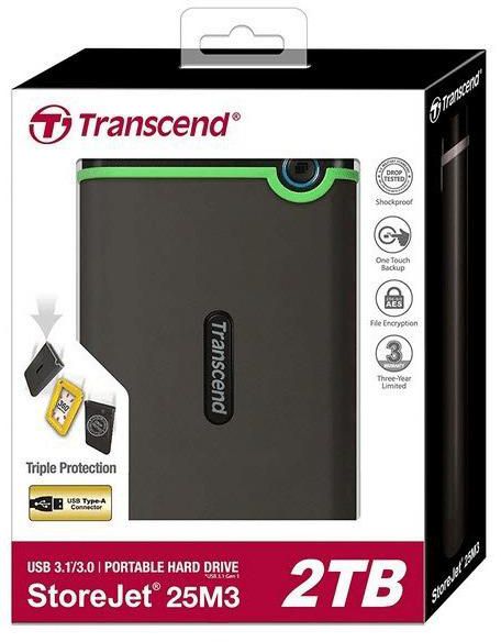 Transcend External Hard Drive 2TB 
