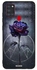 ملصق حماية لهاتف سامسونج جالاكسي A21S بطبعة فنية على شكل زهور متعدد الألوان