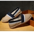Fashion Men's Women's Canvas Casual Shoes Espadrille Slip On Loafers Weave Moccasins Grey