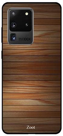 Skin Case Cover -for Samsung Galaxy S20 Ultra Wooden Horizontal Lines Wooden Horizontal Lines