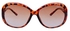 نظارة شمسية للنساء إطار بلاستيك لون بني مرقط - G229