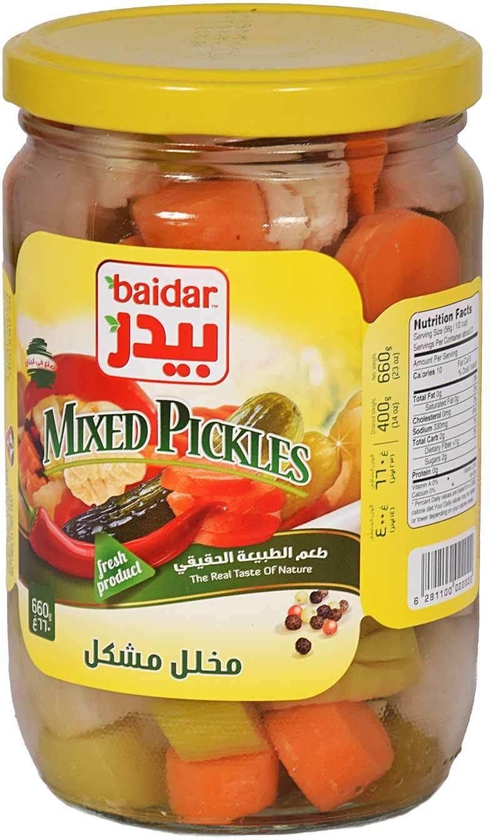 Baidar mixed pickles 660 g
