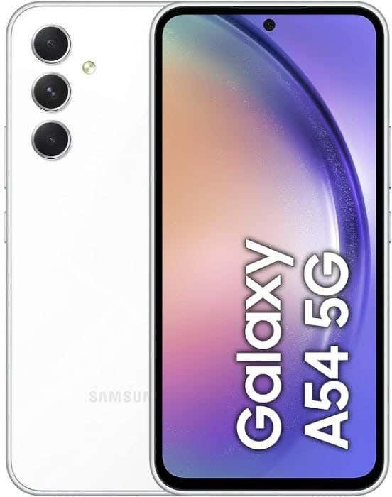 Get Samsung Galaxy A54 Dual SIM Mobile Phone, 128GB, 8GB, 6.4 Inch, 5G - Awesome White with best offers | Raneen.com